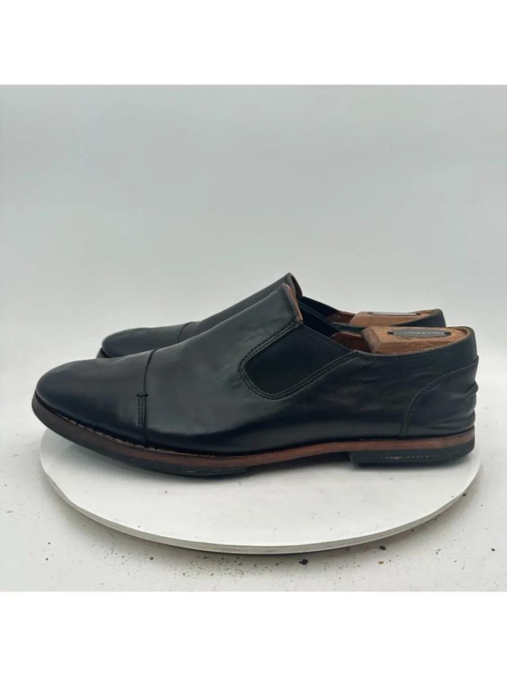 Timberland Boot Company Wodehouse Men Size 10 A1641 Black Leather Slip On Shoes